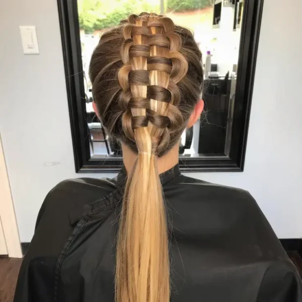 The Experience Hair Studio - complicated braid, weaving hair style - Edwardsville, IL