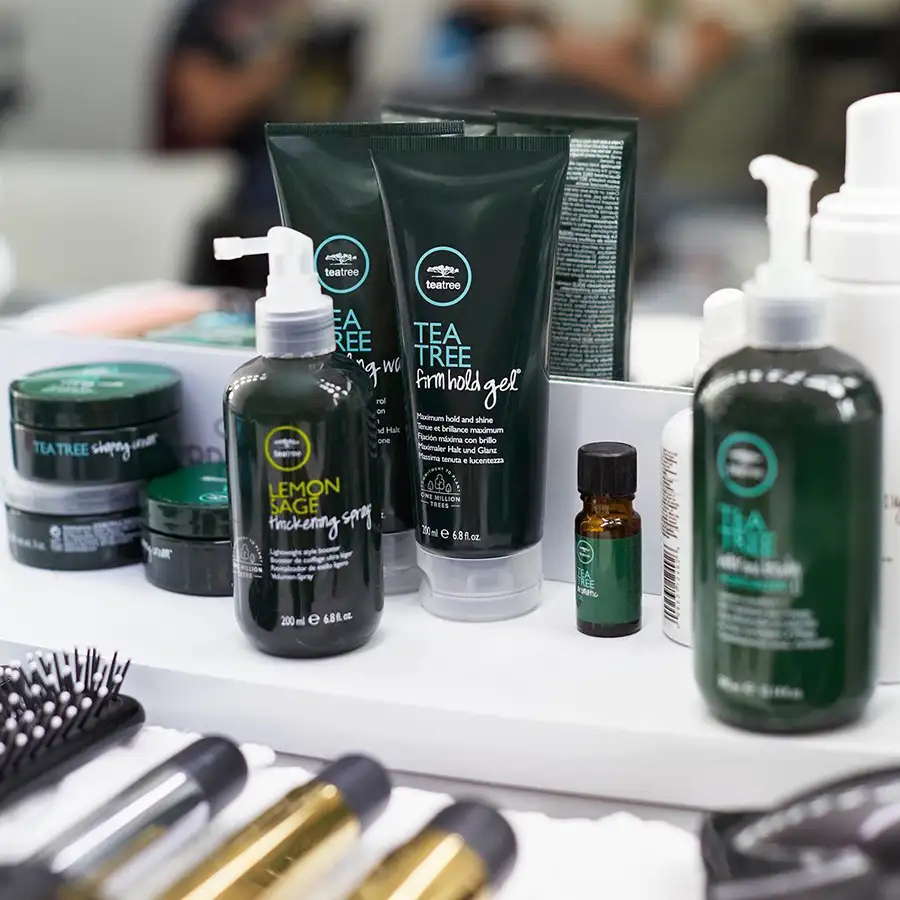 Paul Mitchell products - Tea Tree treatment products - shampoo, conditioner, spray - Edwardsville, IL