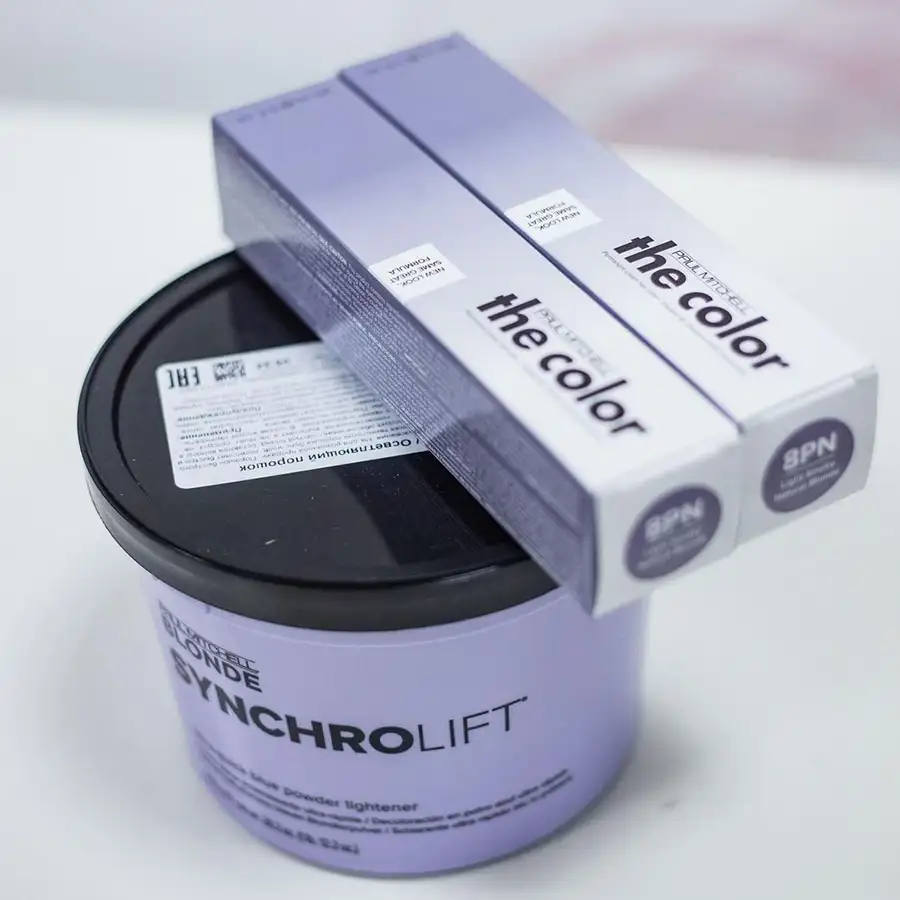 Paul Mitchell products - the color synchrolift lightening bleach powder and clay - Edwardsville, IL